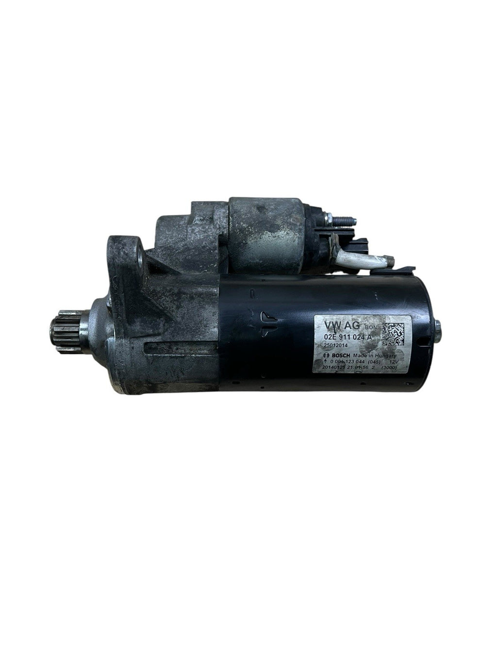2012-15 VW Jetta TDI Starter Motor OEM 02E911024A