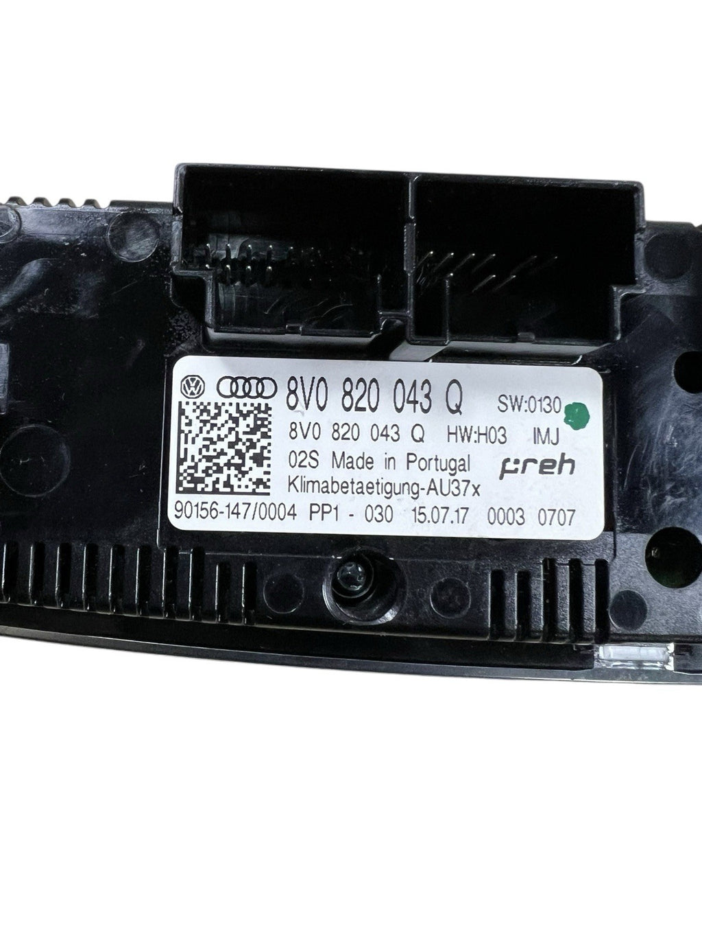 2015-20 Audi A3 S3 RS3 HVAC AC Heat Climate Control Switch Panel  8V0820043Q OEM