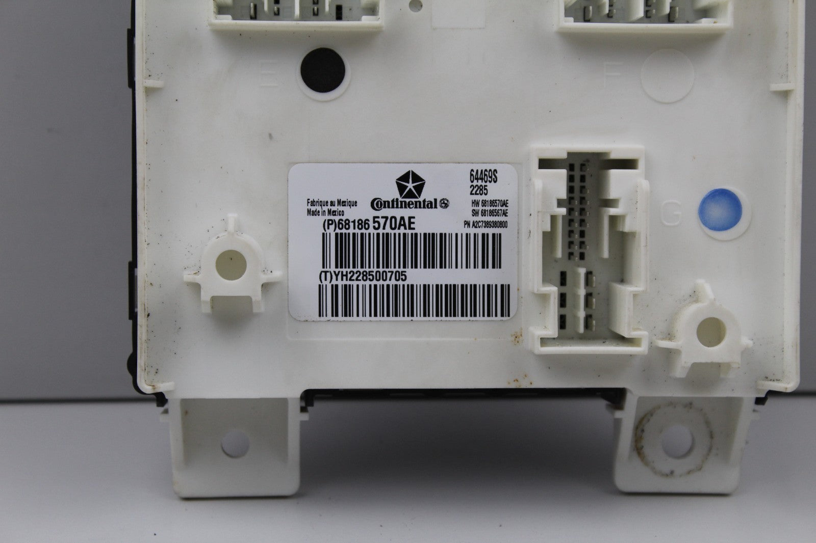 2015-16 DODGE CHALLENGER CABIN BODY CONTROL MODULE OEM 68186570AE