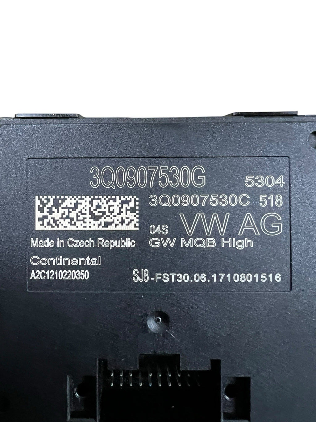 2015-2020 Audi RS3 S3 A3 Gateway Control Module ECU 3Q0907530G OEM