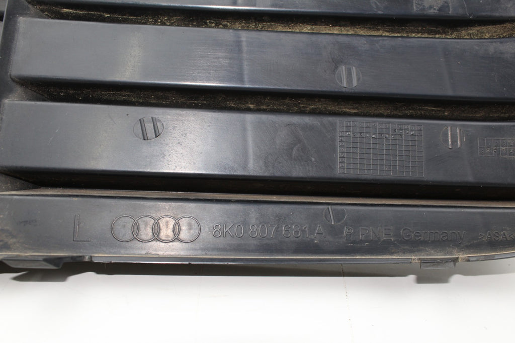 2012-16 AUDI A4 FRONT LEFT SIDE LOWER BUMPER FOG LIGHT GRILLE OEM 8K0807681A