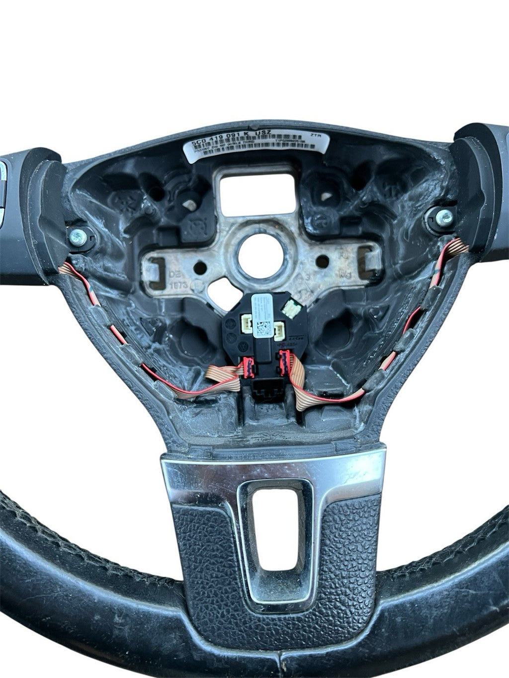 2010-2014 VW Jetta Leather Steering Wheel OEM 5C0 419 091 K